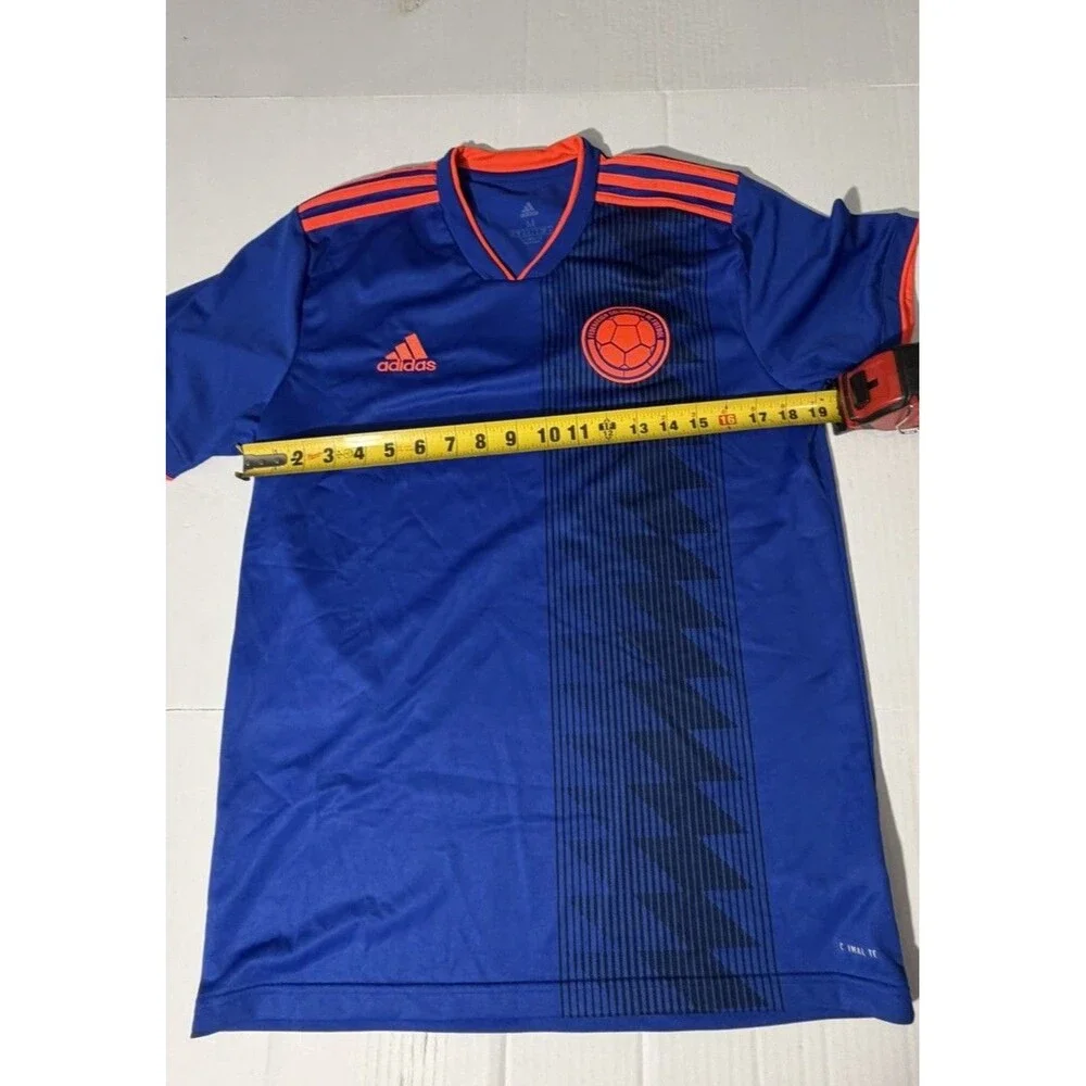 NWOT Adidas Colombia Soccer Jersey Men’s M Blue Orange Climacool FCF
